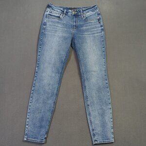 Silver Jeans Women's 30x29 Suki Skinny Mid Rise Denim
